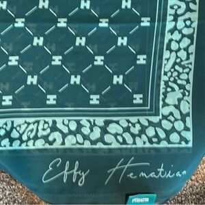 Effy Teal Scarf Luxurious Wrap